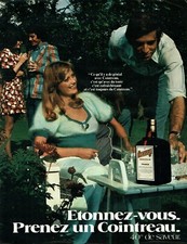  publicité Advertising 0422 1972  Cointreau liqueur  étonnez vous avec tonic ra 