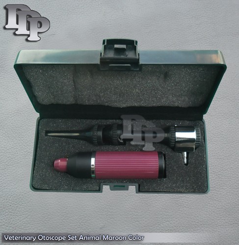 Veterinary otoscope maroon - veterinary,