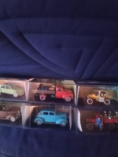 6 VOITURES TINTIN MOULINSART