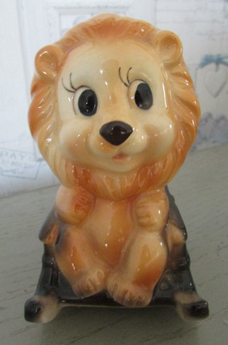 Tirelire céramique lion - céramique,