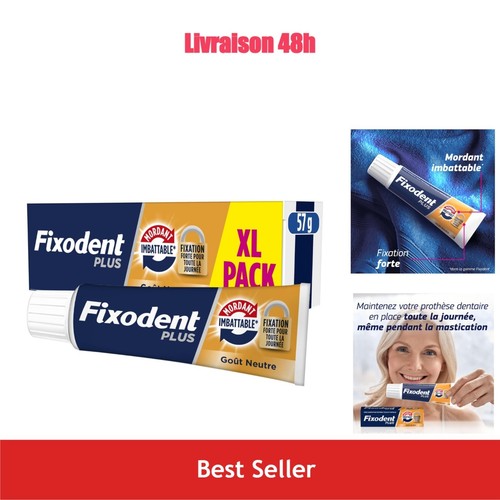 Fixodent crème adhésive pour - crème,