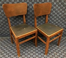 Paire De 2 chaises Bois