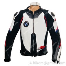 BMW RR Veste De Moto En Cuir Hommes Biker Cuir Veste Courses Moto Cuir Vestes 52