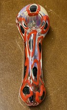 5'' Heady Silver Fumed Color Changing Thick Frit Bubble Glass Pipe Tobacco smoke