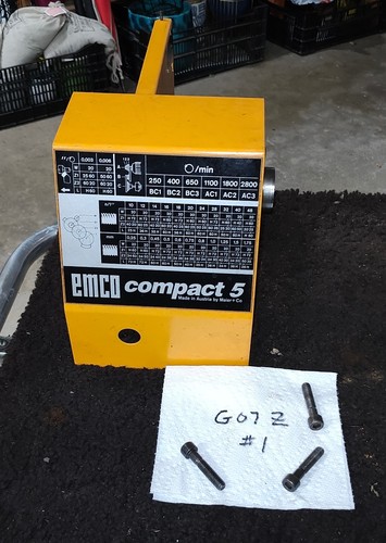 Emco compact lathe headstock - 5,