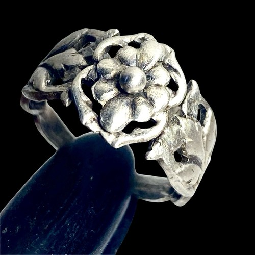 Art nouveau bague ajourée - nouveau,