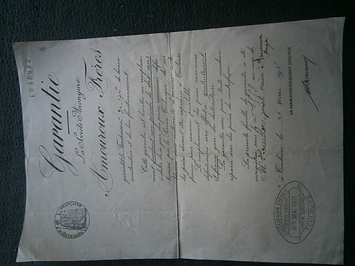 Document garantie amouroux