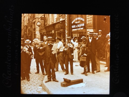 Paris 1900 chanteurs ambulants - paris,