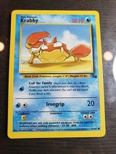 Pokemon TCG Fossil Set Krabby