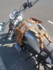 BMW R80-R100-R65,sacs de reservoir en cuir avec porte documents pour café racer