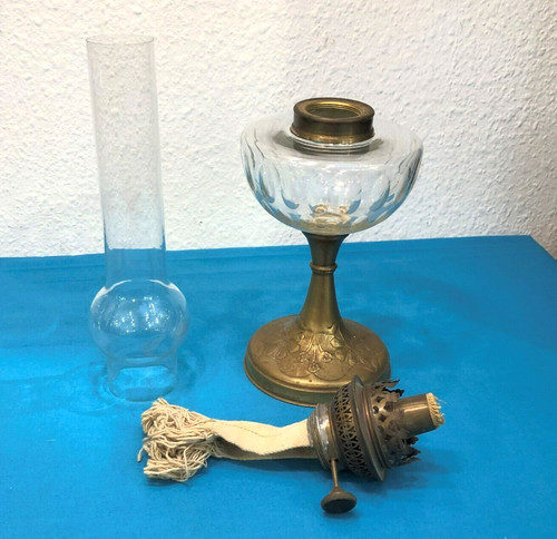 Old kerosene lamp art - art, nouveau