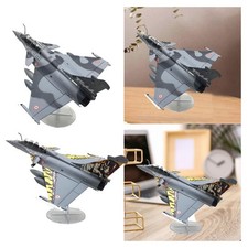Maquette d'avion de chasse Rafale 1:72 avec socle pour chambre, salon,