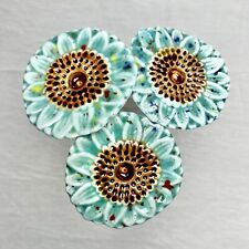 3 Tournesols Vert Turquoise En