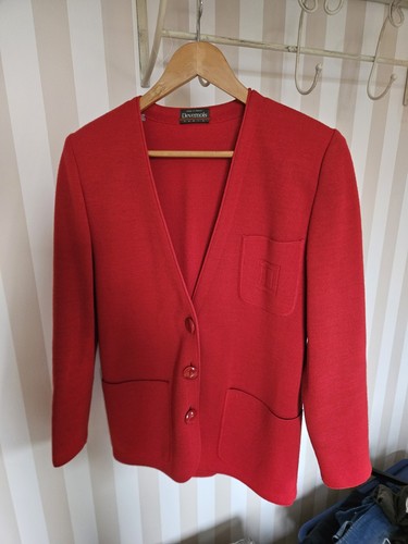 Gilet laine rouge - gilet, 38