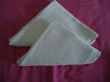 NAPPES SERVIETTES LIN DAMASSE LINGE ANCIEN