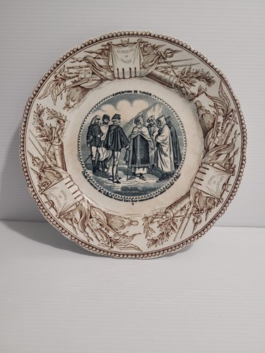 Assiette ancienne expédition