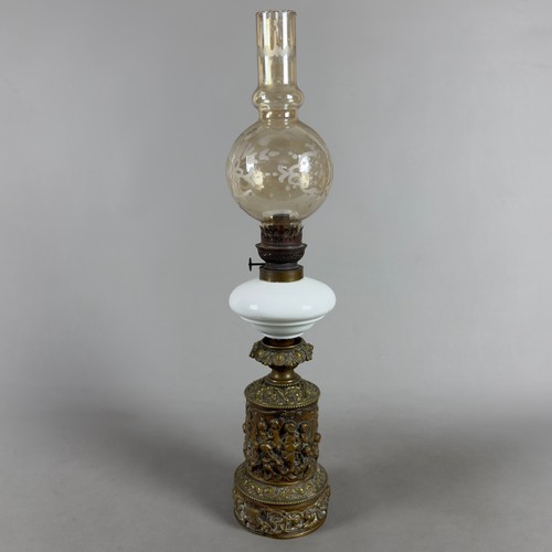 Antique lampe pétrole - a,