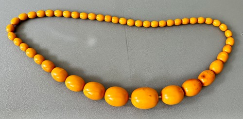 Ancien collier ambre - en,