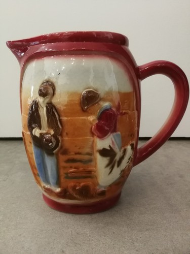 Ancien pichet barbotine - pichet ,