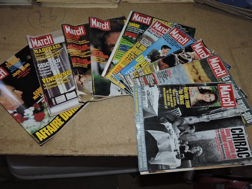 Lot paris match - match, années