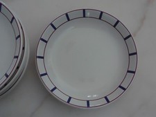 6 Assiettes creuses décor