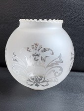 GLOBE BOULE EN VERRE GRAVE pour LUMINAIRE - Petit Modèle