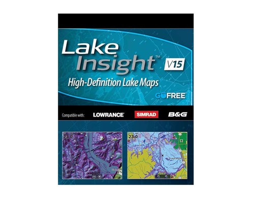Lowrance lake insight - west, hd