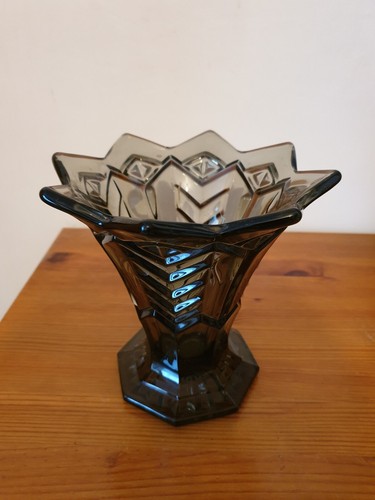 Beau vase verre - , bohème