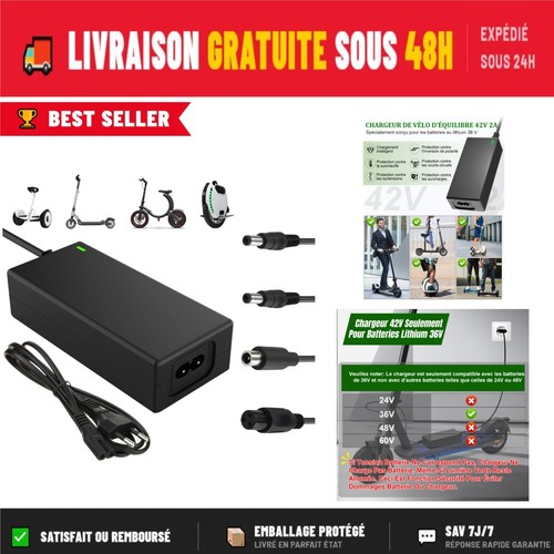 Chargeur trotinette - chargeur,