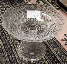 COUPE sur Pied BACCARAT Compotier en CRISTAL Pointes de DIAMANTS 04 14VIA 02/07