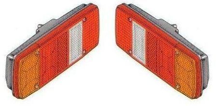 Phares arrières x 13cm - 2,