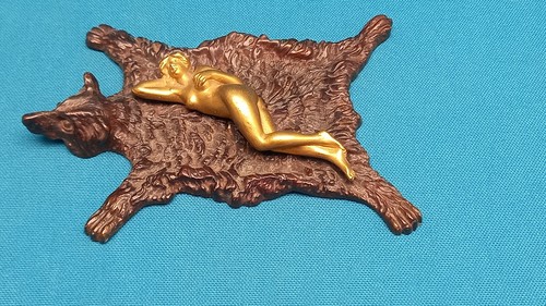 Ancien bronze polychrome - ancien,