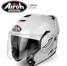 Casque Moduler Airoh REV19 Couleur Blanc Brillant Réversible