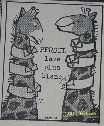Publicite 1955 lessive - publicite, de