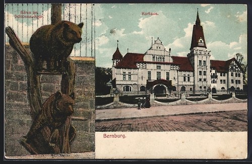 Carte postale bernburg - postale,