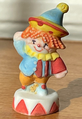 Fève mat clown pierrot - clown,