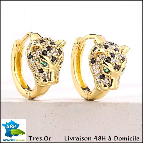 Plaqué 18k strassé - or,