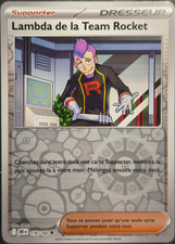 Carte Pokémon Lambda de la Team Rocket 176/182 REVERSE DRI EV10 FR NEUVE