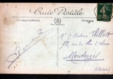 LAIMONT (55) VILLAS en 1917 / Oblitération postale hexagonale