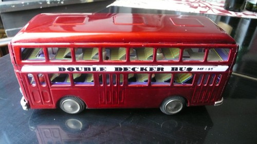 Jouet tôle bus double - jouet, pont