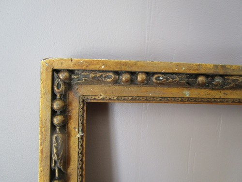 Cadre ancien bois sculpté - bois,