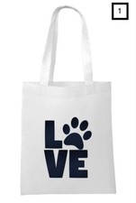 NEW!! White With Black Paw