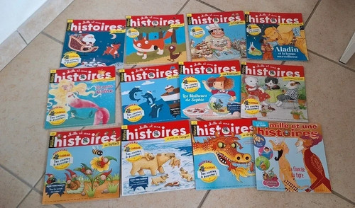 Lot magazines mille et - lot, 12