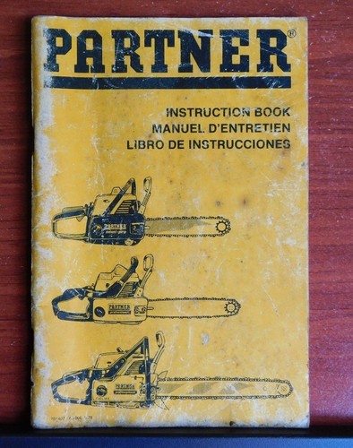 Partner chain saw instruction - chain,