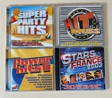 Lot 4 CD Super Party Hits + Power Hits 6 + Hit Express + Stars France 2003 Vol 2