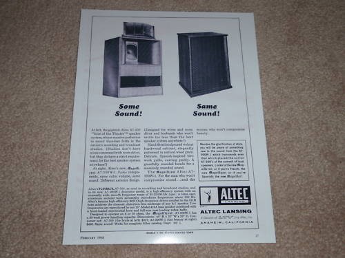 Altec voice the - altec, theater