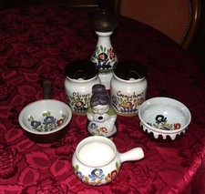 LOT CERAMIQUE DECO 3 POELONS 2