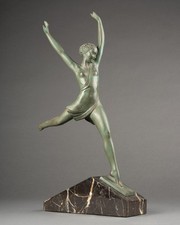 FAYRAL (Pierre LEFAGUAYS) - Danseuse à l'ararabesque. Fonte d'Art en alliage.