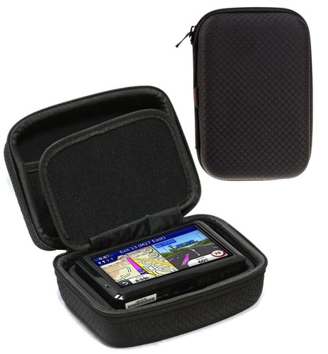 Navitech black case for - black, mappy