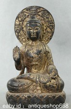 10" Ancien Tibet Bronze Or